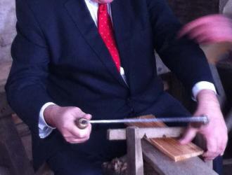 MEP tries out OBee shave horse edited