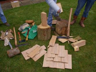 learn how to made oak shingles the traditional way